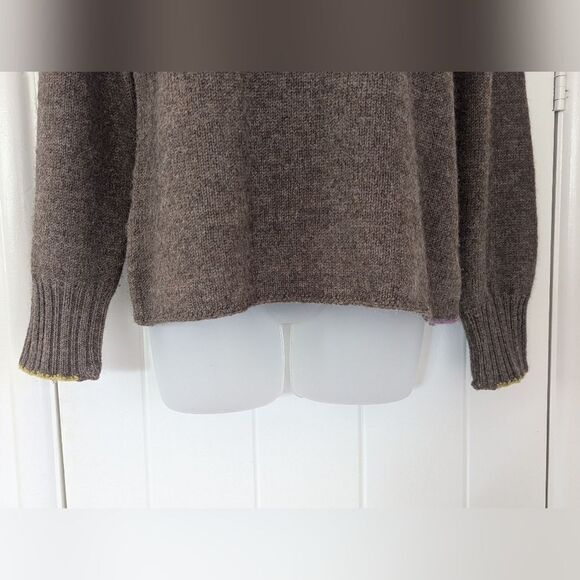 Sundance Wool Alpaca Sweater Quiet Luxury Coastal Grandma Cozy Countryside L - Picture 4 of 10